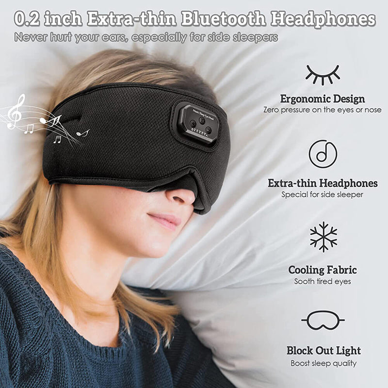 SnooZony Sleep Mask With Headphones