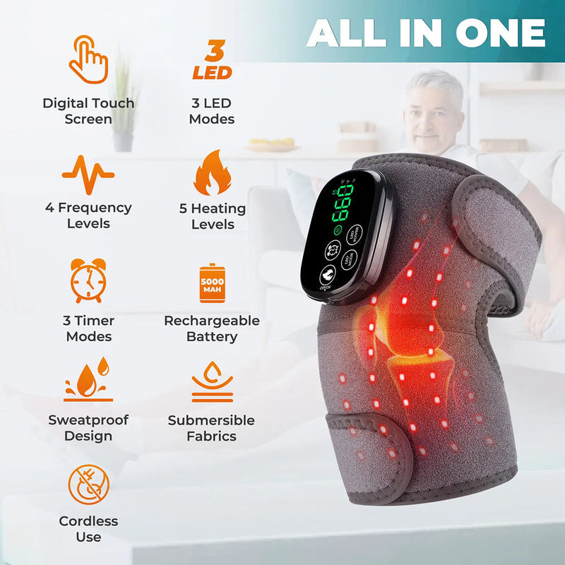 TheriBeam Heated Knee Brace for Arthritis