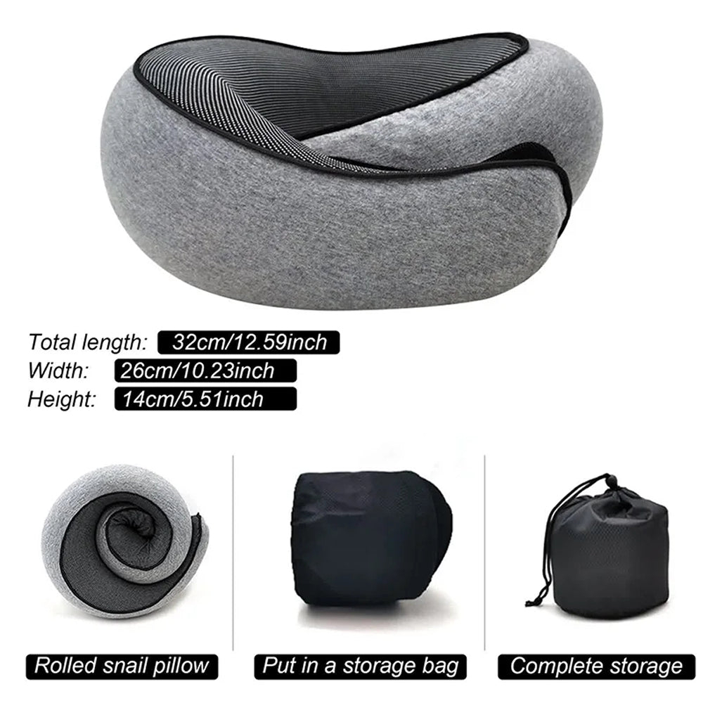 NapyNeck Travel Neck Pillow for Airplane