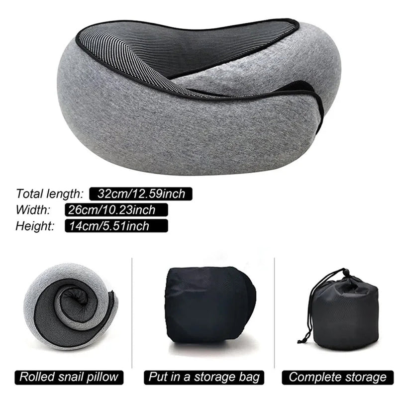 NapyNeck Travel Neck Pillow for Airplane