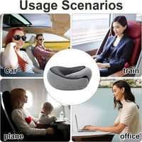 NapyNeck Travel Neck Pillow for Airplane