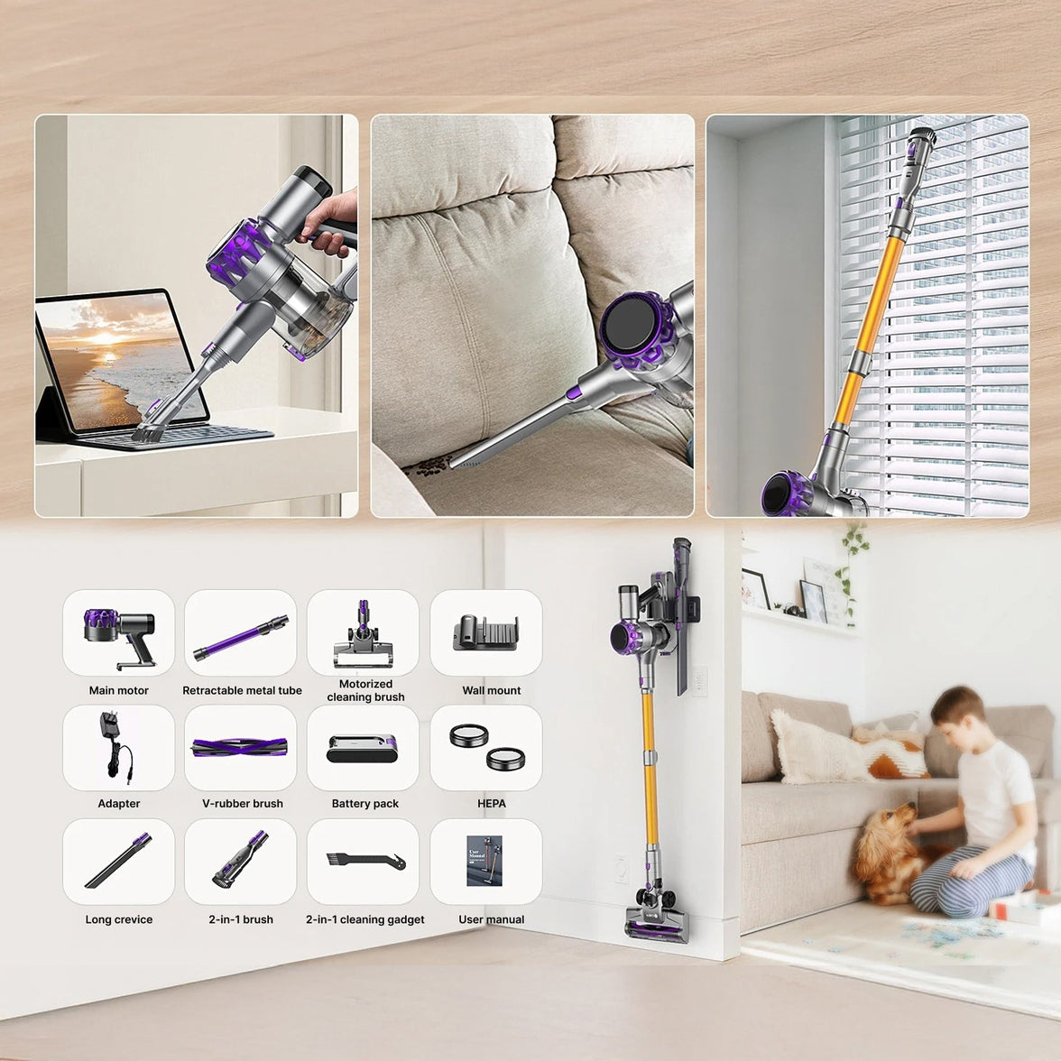 Flexicuum Lightweight Vacuum Cleaner For Elderly