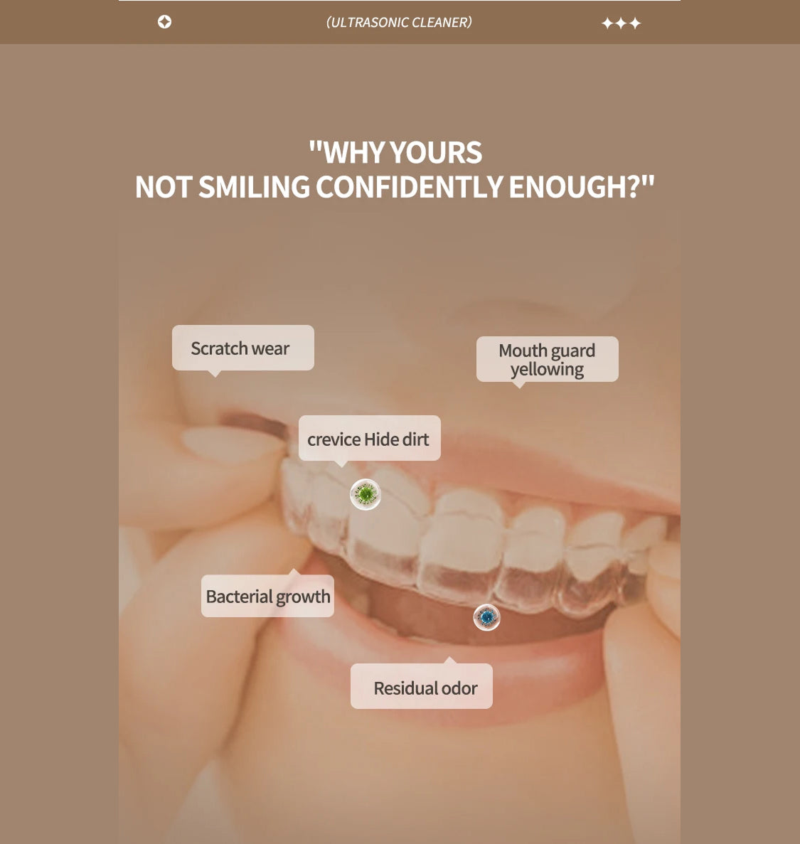Denturexi Ultrasonic Mouthguard Cleaner