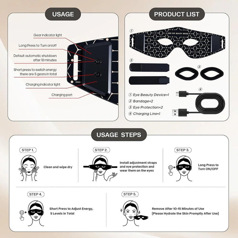 EysiGlowa Red Light Therapy For Eyes
