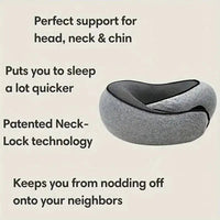 NapyNeck Travel Neck Pillow for Airplane