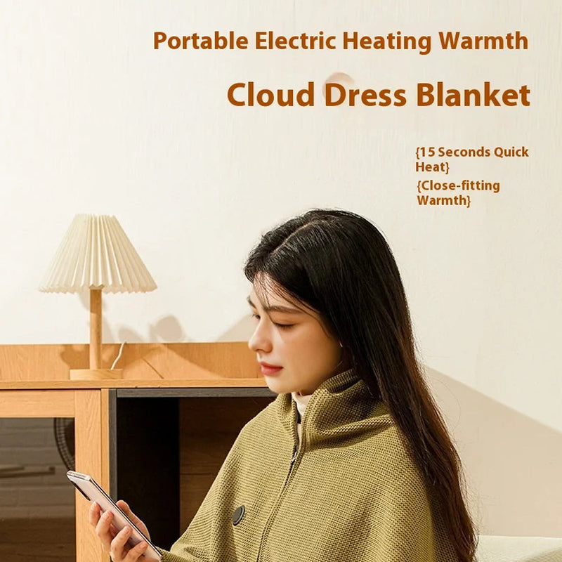 HeatHugy Wearable Heated Blanket