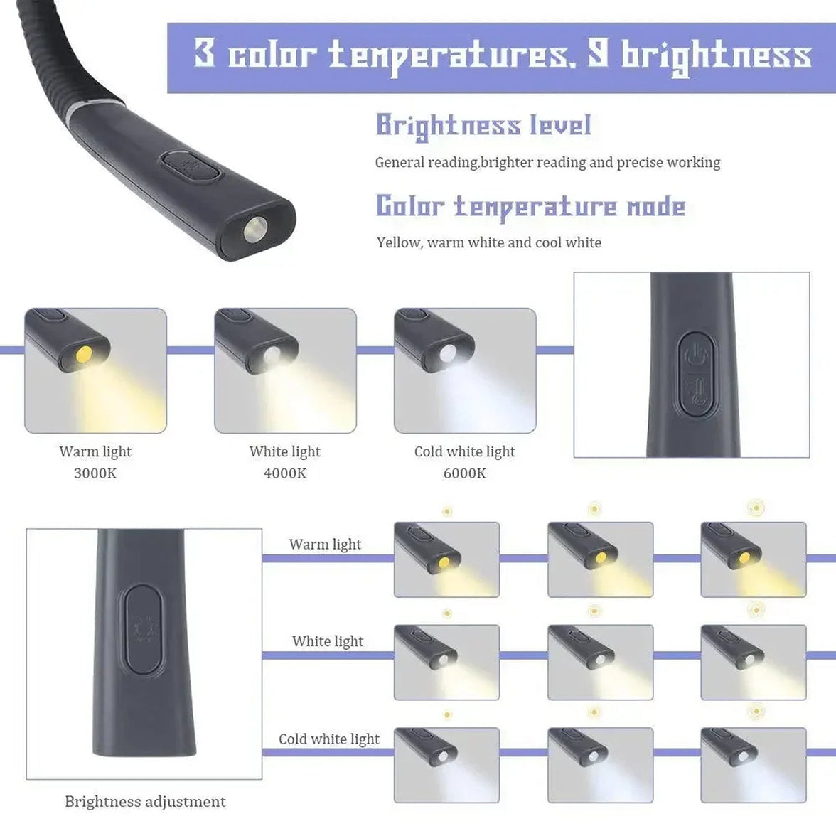 Lumigumix Neck Reading Light