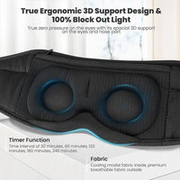 SnooZony Sleep Mask With Headphones