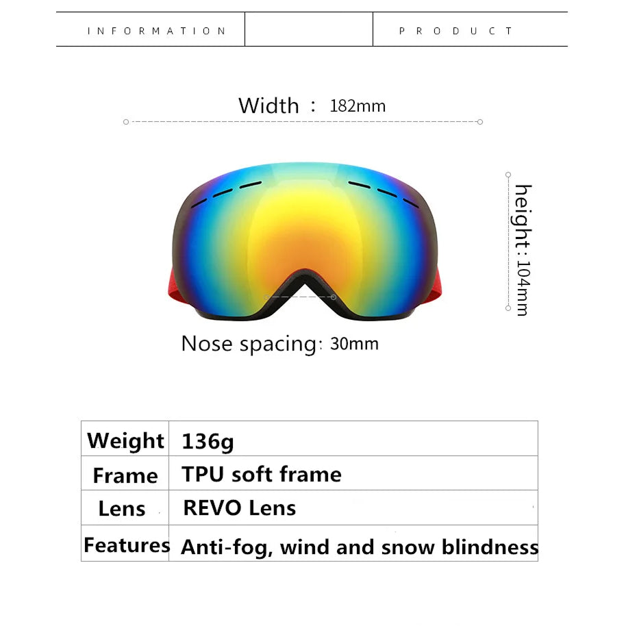 SnowVuex Ski Goggles