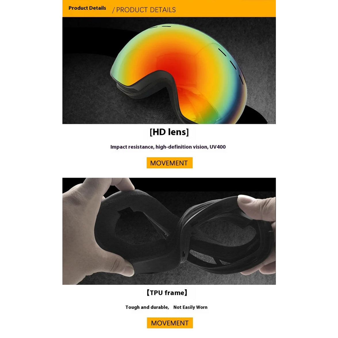 SnowVuex Ski Goggles
