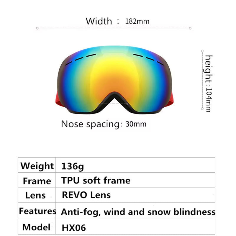 SnowVuex Ski Goggles