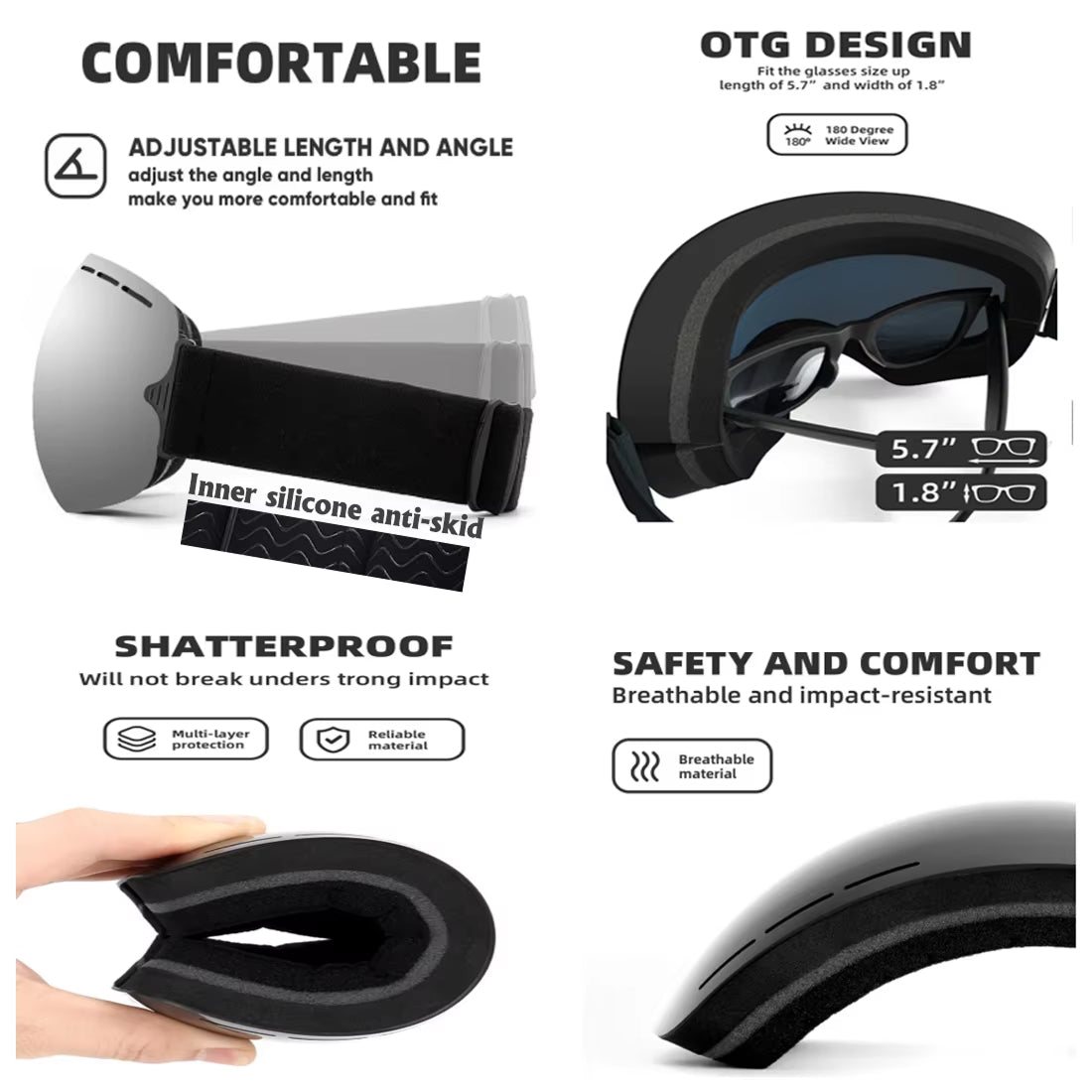 SnowVuex Ski Goggles