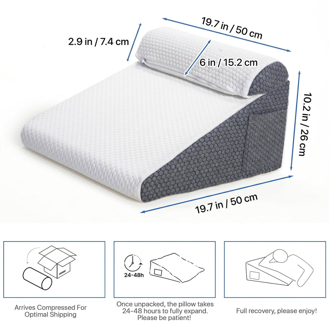 Somnoxy Wedge Pillow For Acid Reflux