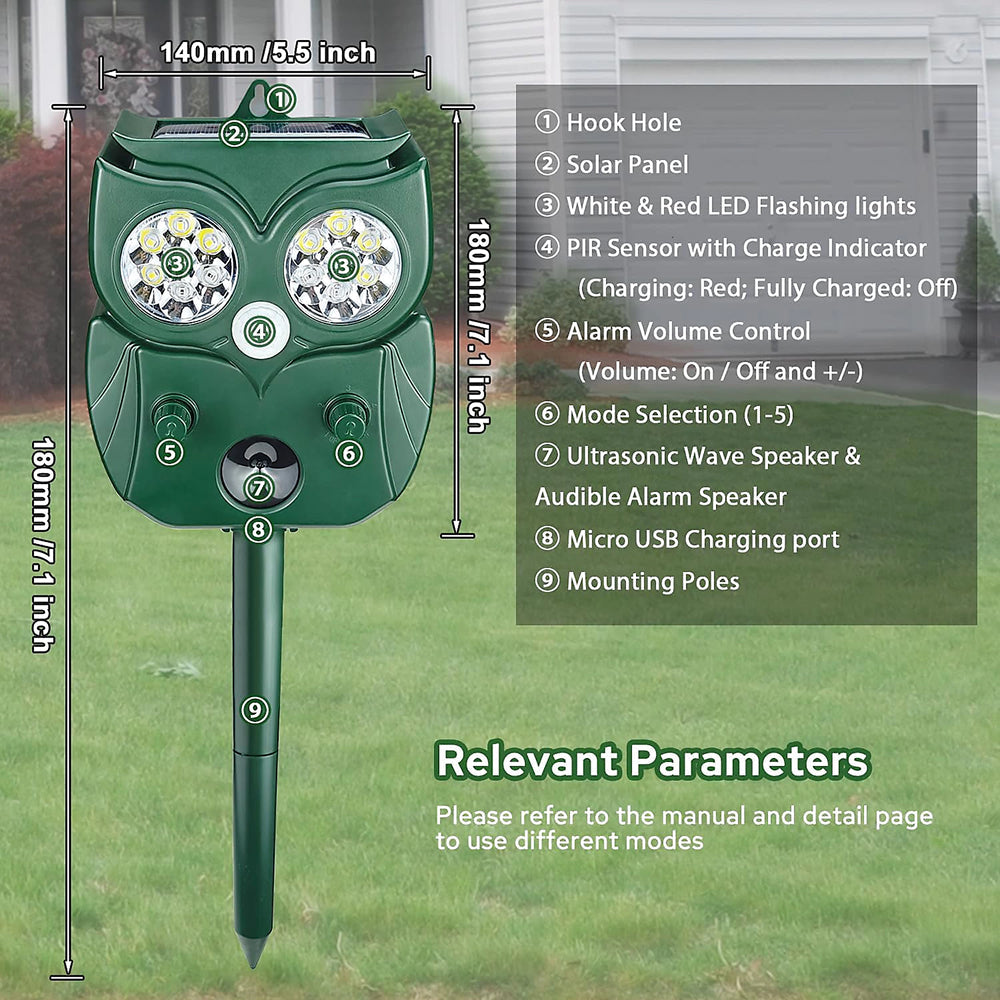 SonicHerd Ultrasonic Skunk Repeller