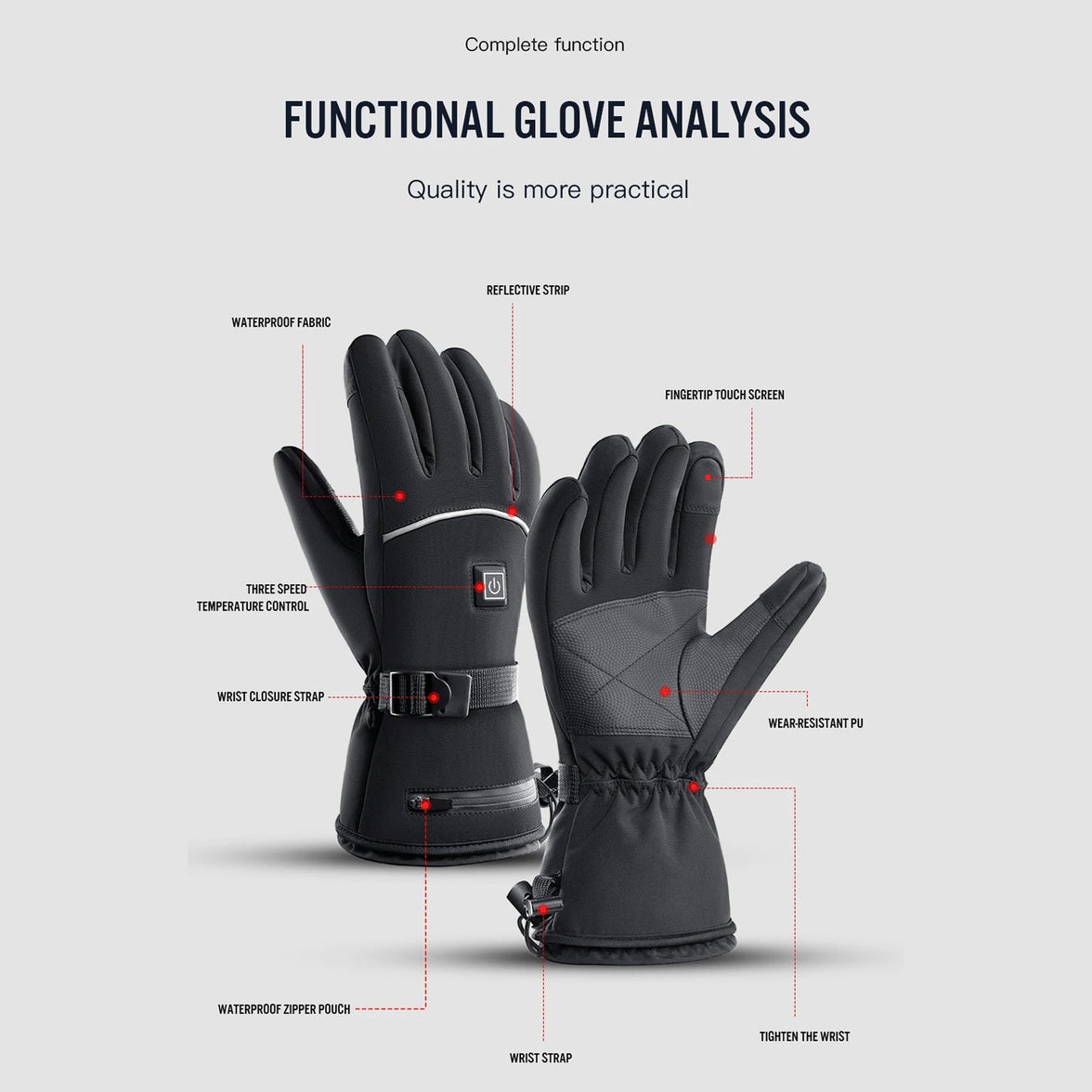 WarmVoltx Heated Gloves