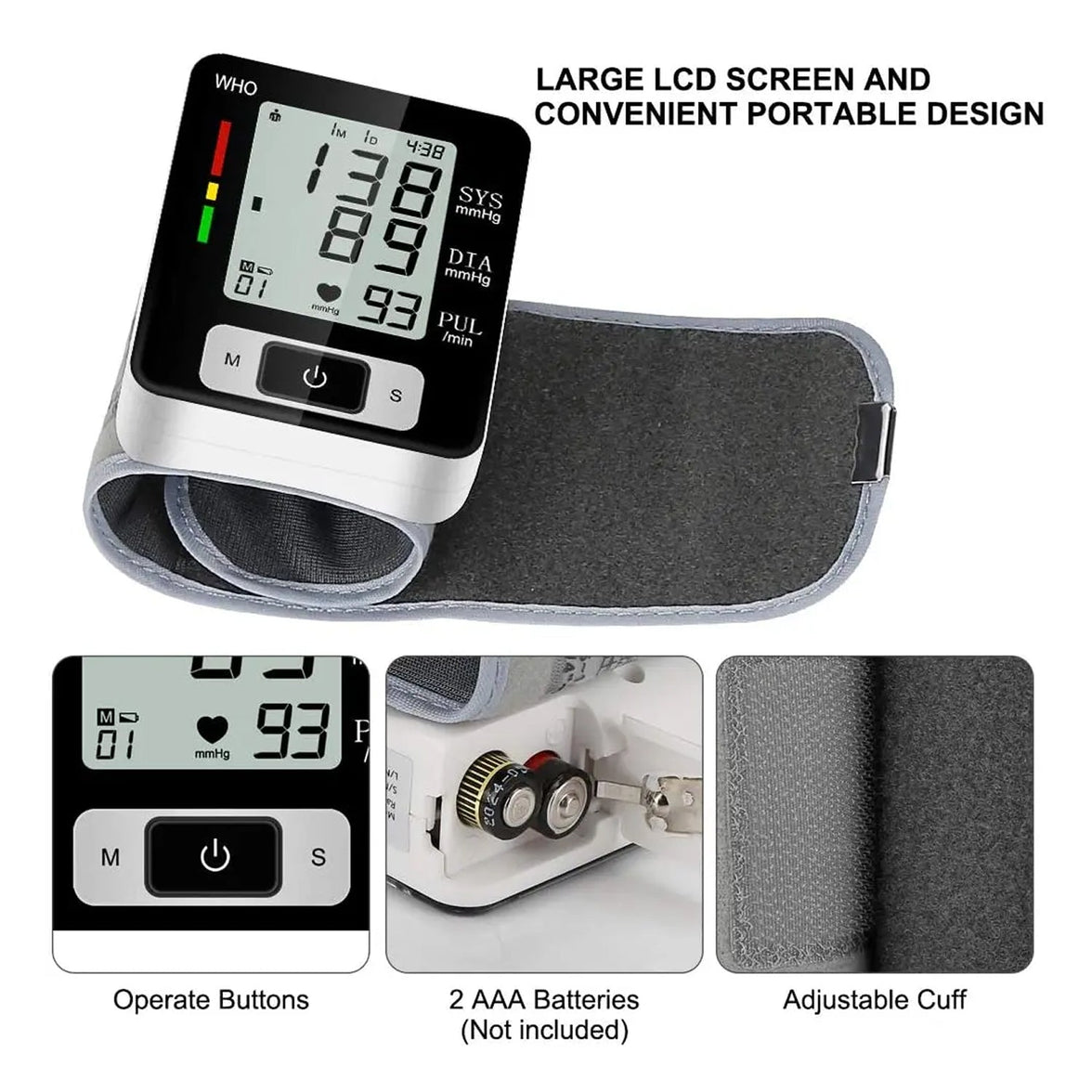WrisMoni Blood Pressure Monitor