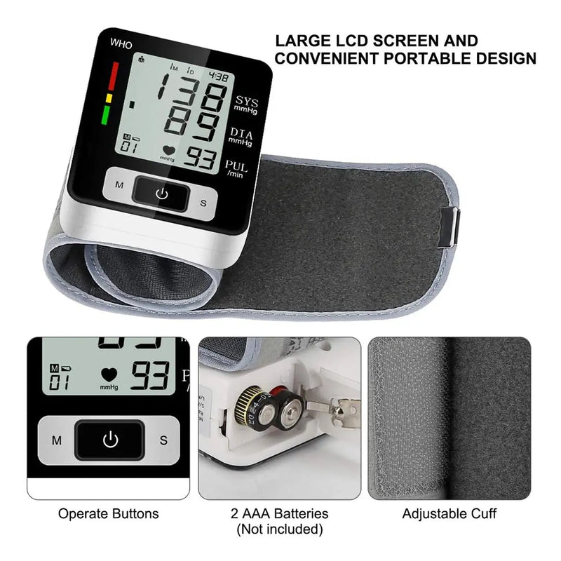 WrisMoni Blood Pressure Monitor
